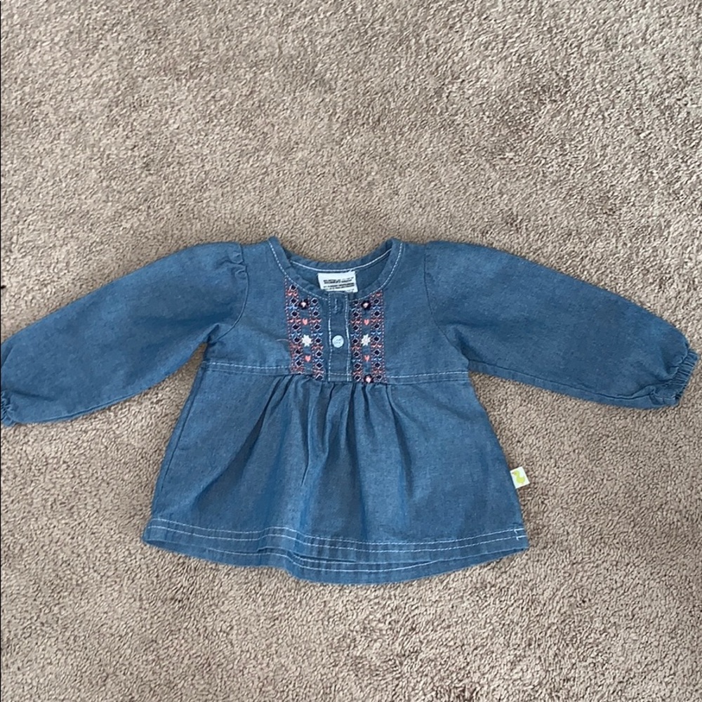 3-6 min baby girl top